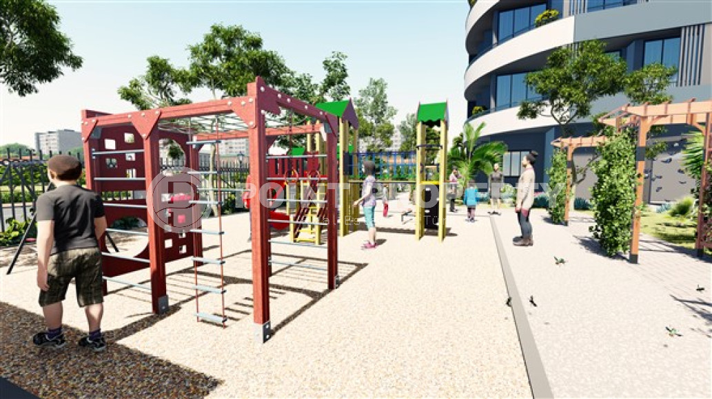 Инвестиционный проект в районе Мерсина, Томюк. Резиденция из 14 этажей в 600 метрах от моря.-id-4237-фото-7