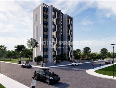 Трехкомнатные апартаменты в стильной строящейся семиэтажной резиденции в районе Тедже, Мерсин-id-4238-фото-1