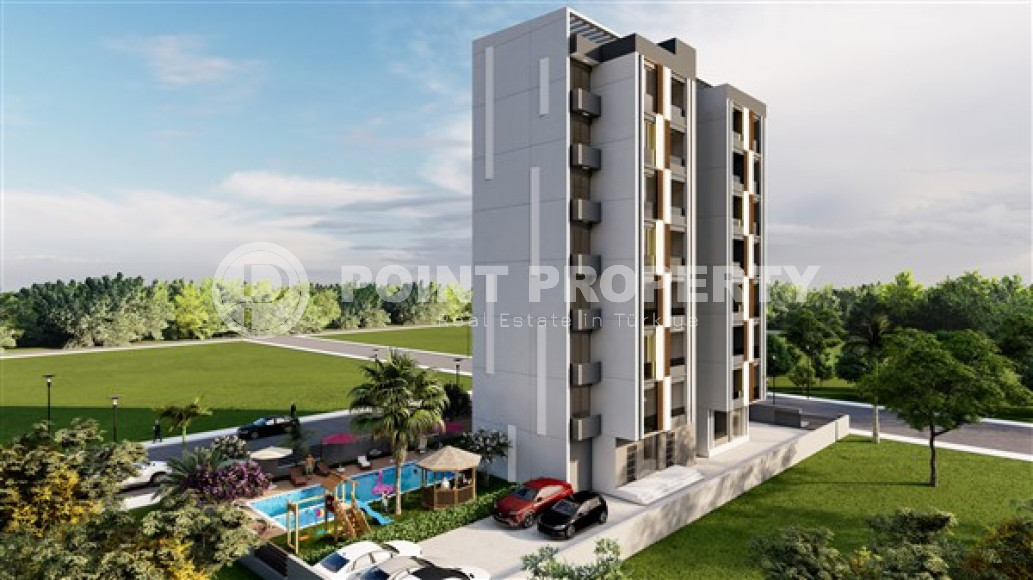 Трехкомнатные апартаменты в стильной строящейся семиэтажной резиденции в районе Тедже, Мерсин-id-4238-фото-3