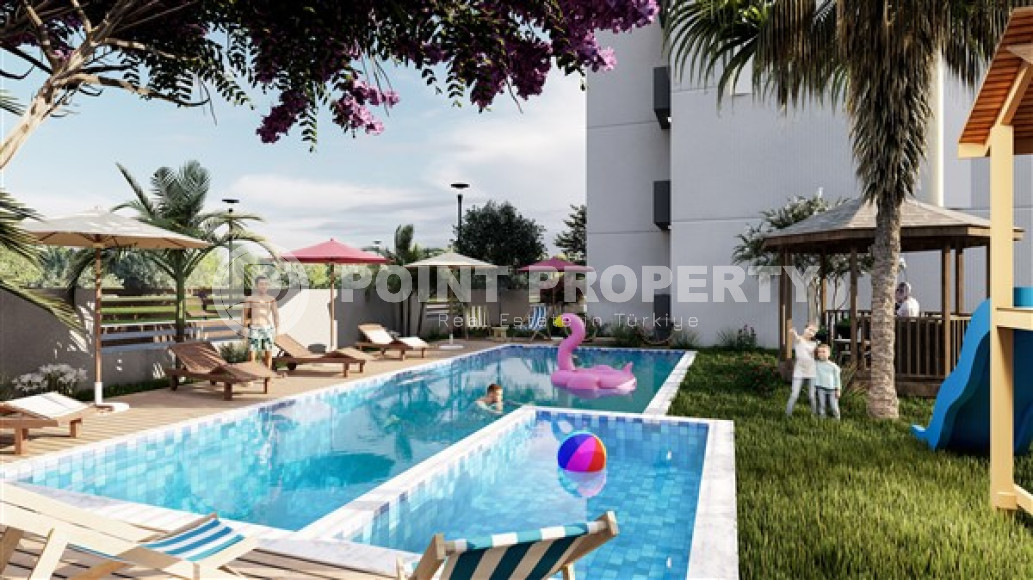 Трехкомнатные апартаменты в стильной строящейся семиэтажной резиденции в районе Тедже, Мерсин-id-4238-фото-7