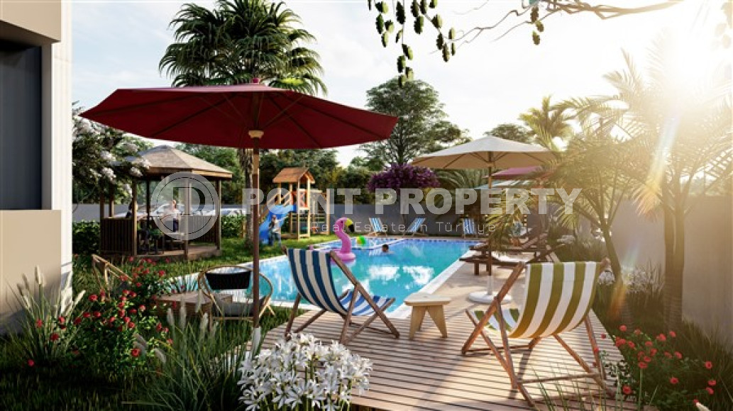 Трехкомнатные апартаменты в стильной строящейся семиэтажной резиденции в районе Тедже, Мерсин-id-4238-фото-10