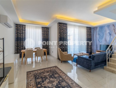 Комфортабельный пентхаус на 4 этаже и крыше комплекса 2020 года постройки, центр Аланьи-id-4243-фото-1