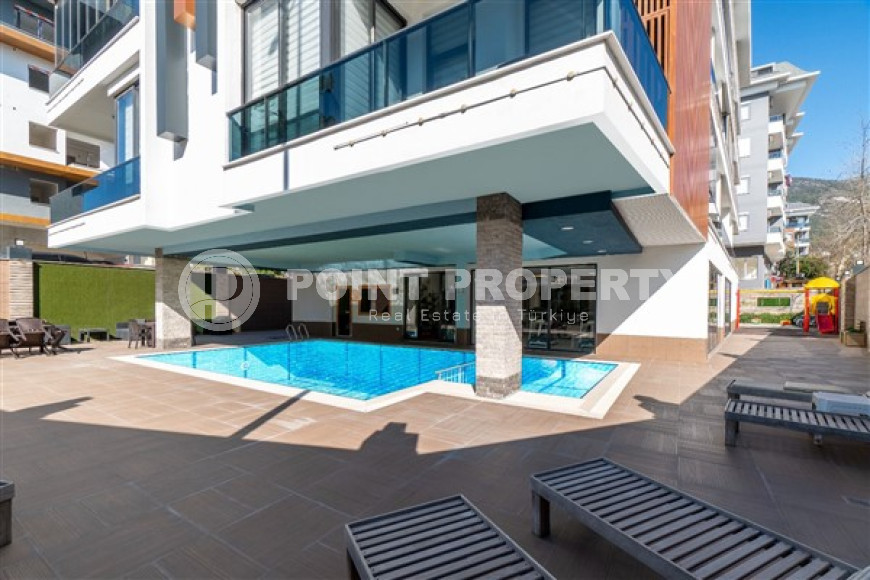 Комфортабельный пентхаус на 4 этаже и крыше комплекса 2020 года постройки, центр Аланьи-id-4243-фото-9