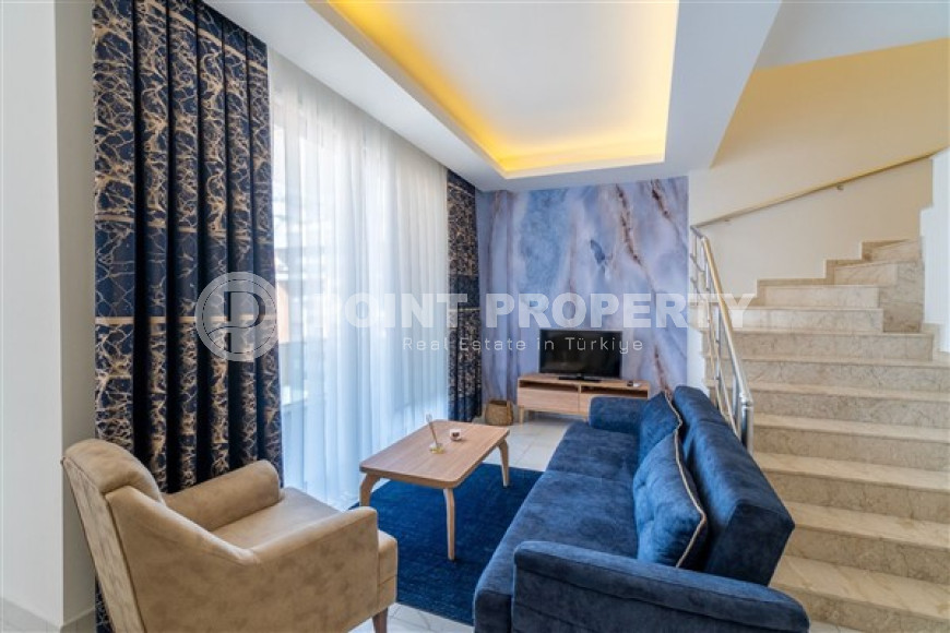 Комфортабельный пентхаус на 4 этаже и крыше комплекса 2020 года постройки, центр Аланьи-id-4243-фото-11