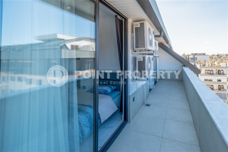 Комфортабельный пентхаус на 4 этаже и крыше комплекса 2020 года постройки, центр Аланьи-id-4243-фото-16