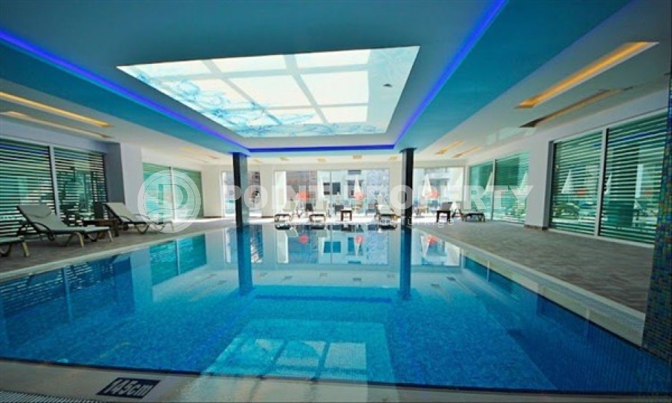 Bright modern apartment on the 7th floor with panoramic sea views in the center of the ecologically clean area of cozy Tosmur.-id-4253-photo-16