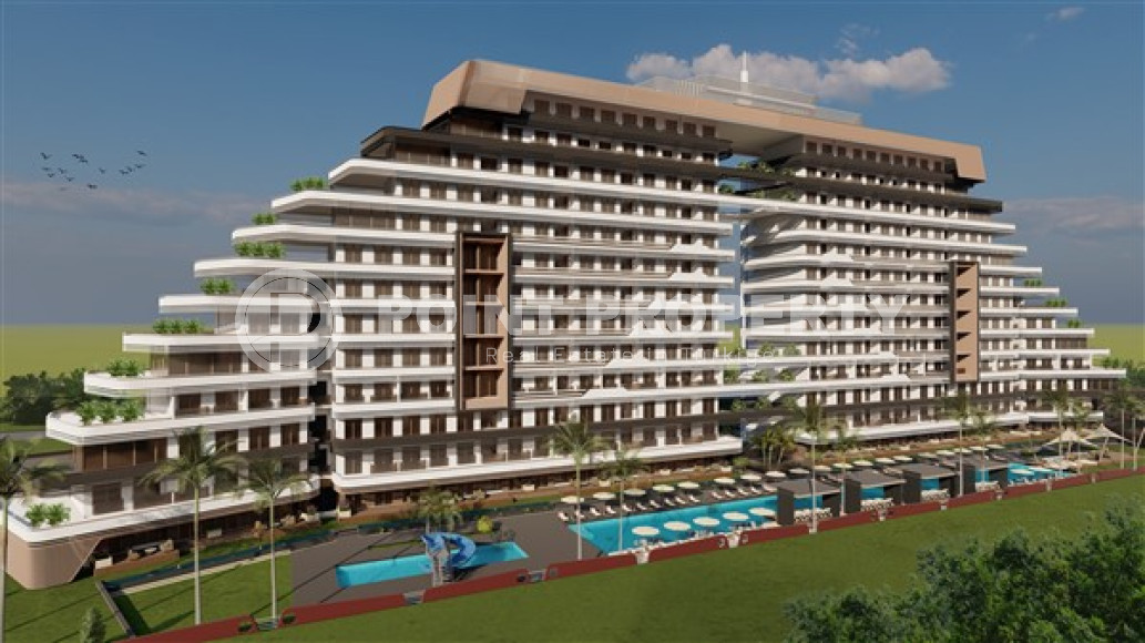 Elite twelve-story residence under construction with amazing infrastructure, Antalya, Altintas-id-4257-photo-1