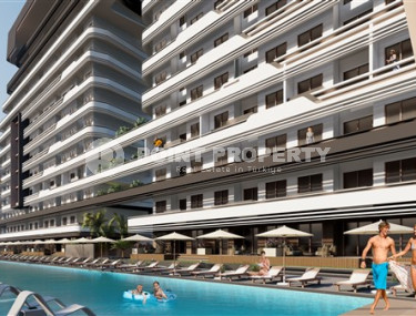 Элитная двенадцатиэтажная резиденция на этапе строительства с восхитительной инфраструктурой, Анталья, Алтынташ-id-4257-фото-2