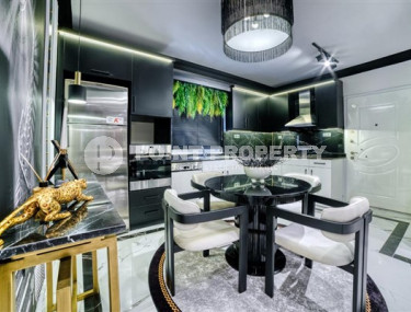 Four-room apartment with furniture and beautiful interior design, Alanya center, Tepe-id-4258-photo-3