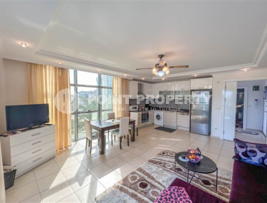 Прекрасная 1+1 квартира с площадью 65 м2 и балконом, район Оба-id-4259-фото-3