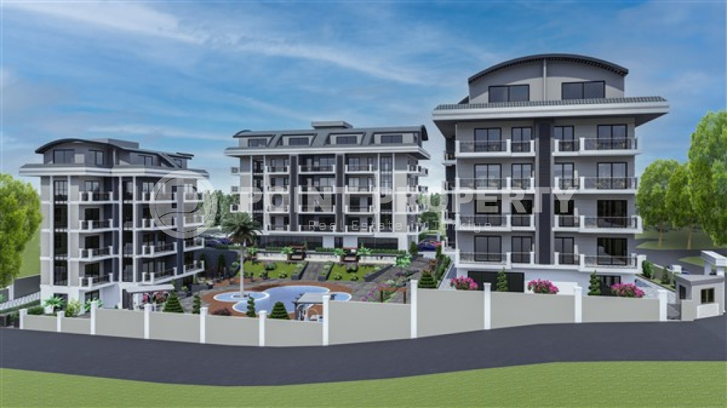 Компактная квартира с площадью 51 м 2 в строящемся комплексе, район Оба-id-4262-фото-2