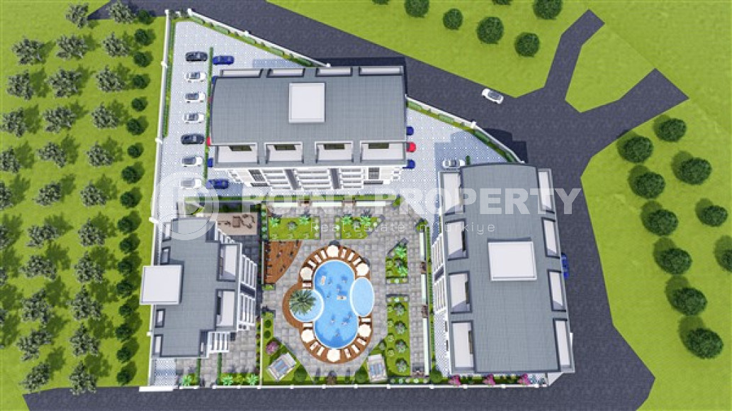 Компактная квартира с площадью 51 м 2 в строящемся комплексе, район Оба-id-4262-фото-6