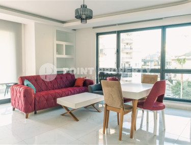 Elegant apartment with an area of 100 m2 with a balcony in the center of Alanya-id-4275-photo-1