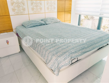 Элегантные апартаменты с площадью 100 м2 с балконом в центре Аланьи-id-4275-фото-4