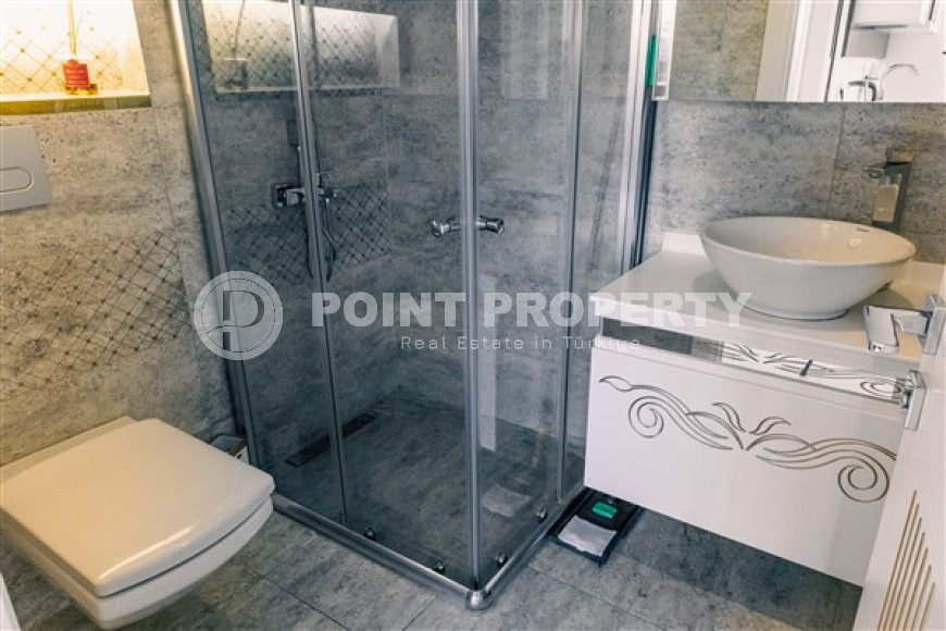 Элегантные апартаменты с площадью 100 м2 с балконом в центре Аланьи-id-4275-фото-12