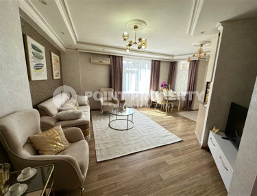 Ухоженная двухкомнатная квартира с мебелью в 500 метрах от моря, Тосмур-id-4277-фото-2