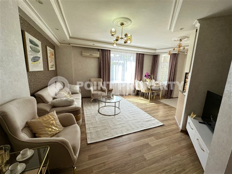 Ухоженная двухкомнатная квартира с мебелью в 500 метрах от моря, Тосмур-id-4277-фото-2