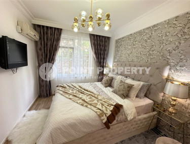 Ухоженная двухкомнатная квартира с мебелью в 500 метрах от моря, Тосмур-id-4277-фото-5