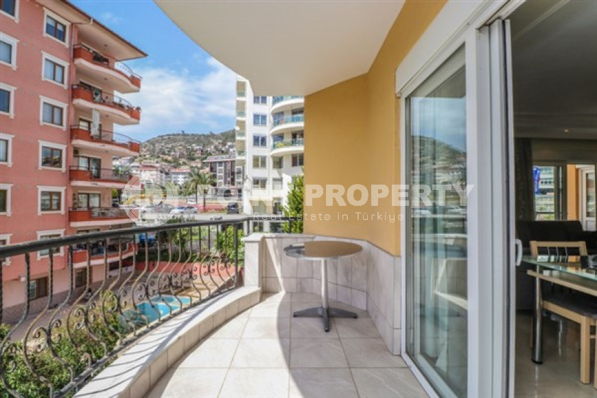 Вместительная квартира с двумя балконами в центре Аланьи, Гуллер Пинари. Жилая площадь 110 м2.-id-4279-фото-7