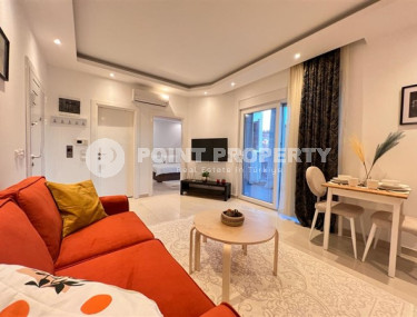 Светлая уютная квартира 1+1 в 350 метрах от моря в центре Аланьи.-id-4285-фото-2