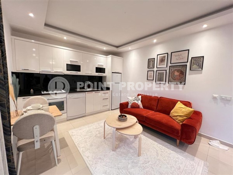 Светлая уютная квартира 1+1 в 350 метрах от моря в центре Аланьи.-id-4285-фото-3