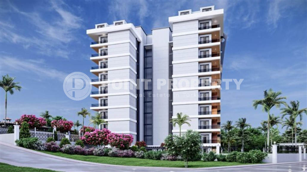 Апартаменты 1+1, общей площадью 59 м2, в новой резиденции на этапе строительства в районе Авсаллар.-id-4286-фото-2