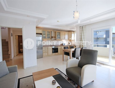 Beautiful bright duplex on the 10th floor with an attic in the center of the popular developed area of Mahmutlar.-id-4287-photo-1