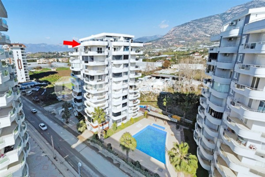 Beautiful bright duplex on the 10th floor with an attic in the center of the popular developed area of Mahmutlar.-id-4287-photo-20