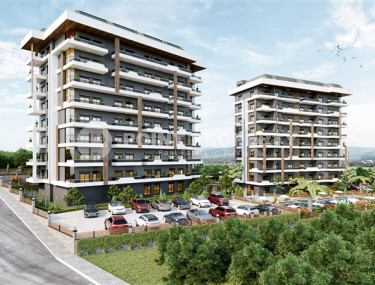 A new project - apartments of different layouts and square footage in a residence under construction in the promising Payallar area of Alanya.-id-4290-photo-1