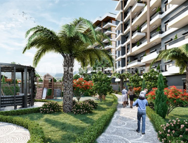 A new project - apartments of different layouts and square footage in a residence under construction in the promising Payallar area of Alanya.-id-4290-photo-3