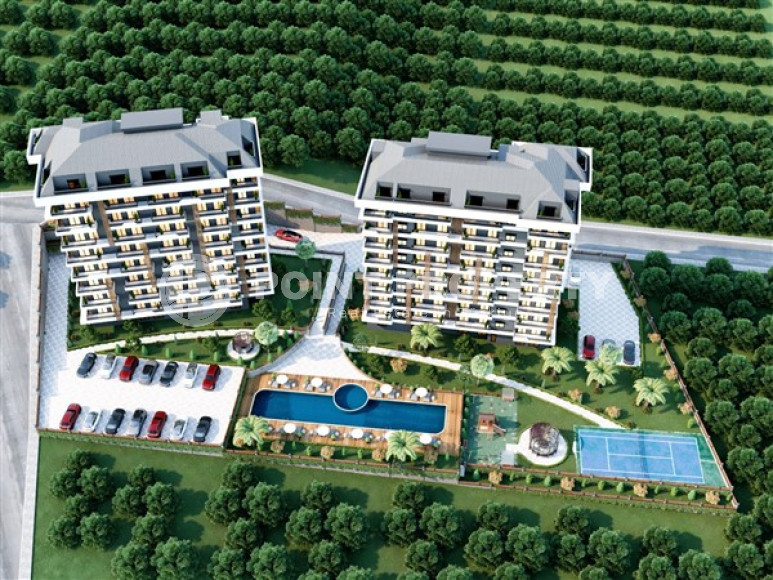 Новый проект - апартаменты разной планировки и квадратуры в резиденции на стадии строительства в перспективном районе Аланьи Паяллар.-id-4290-фото-7