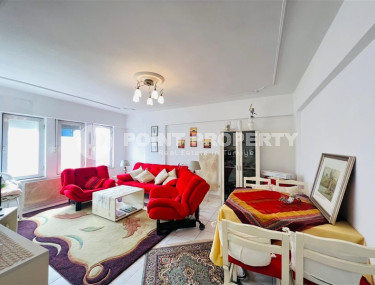 Недорогая двухкомнатная квартира 65 м2 в 300 метрах от пляжа Кейкубат, центр Аланьи-id-4300-фото-1