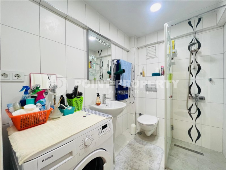 Недорогая двухкомнатная квартира 65 м2 в 300 метрах от пляжа Кейкубат, центр Аланьи-id-4300-фото-7