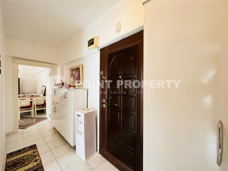 Недорогая двухкомнатная квартира 65 м2 в 300 метрах от пляжа Кейкубат, центр Аланьи-id-4300-фото-9