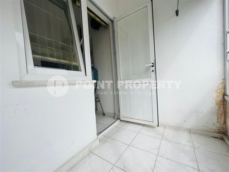 Недорогая двухкомнатная квартира 65 м2 в 300 метрах от пляжа Кейкубат, центр Аланьи-id-4300-фото-10