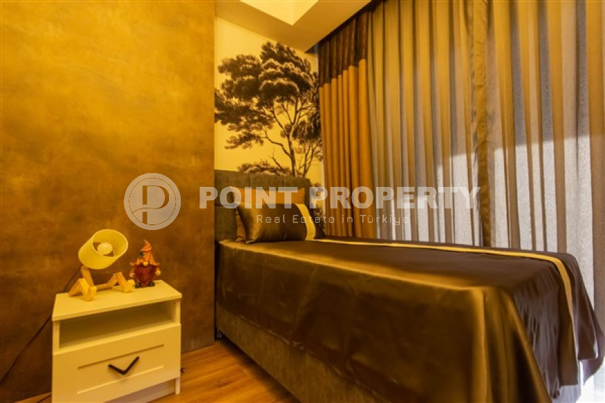 Modern apartment 82 m2 with luxurious furniture and interior, Kargicak district-id-4305-photo-45