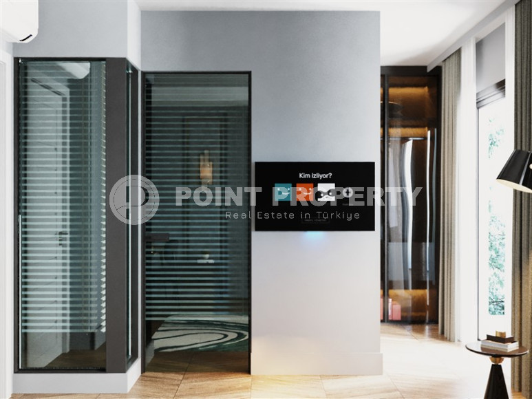 Эксклюзивный проект. Трехэтажные виллы 4+1 с собственным бассейном в живописном районе Алании, в Паяллар. До моря 150м-id-1354-фото-16