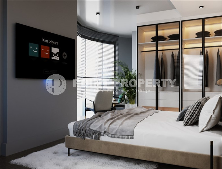 Эксклюзивный проект. Трехэтажные виллы 4+1 с собственным бассейном в живописном районе Алании, в Паяллар. До моря 150м-id-1354-фото-17