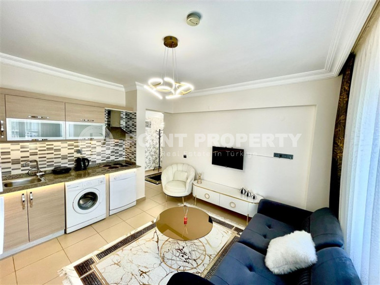 Furnished cozy apartment 2+1 with an area of 80 m2 in the Oba district. 300 meters to the beach-id-1355-photo-6