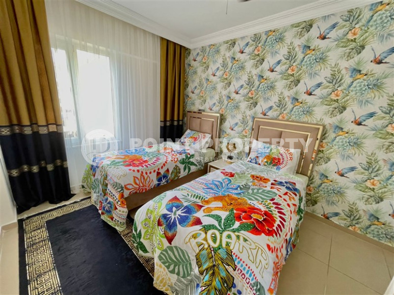 Furnished cozy apartment 2+1 with an area of 80 m2 in the Oba district. 300 meters to the beach-id-1355-photo-10