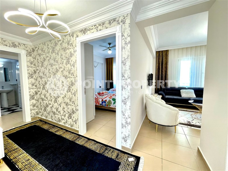 Furnished cozy apartment 2+1 with an area of 80 m2 in the Oba district. 300 meters to the beach-id-1355-photo-13