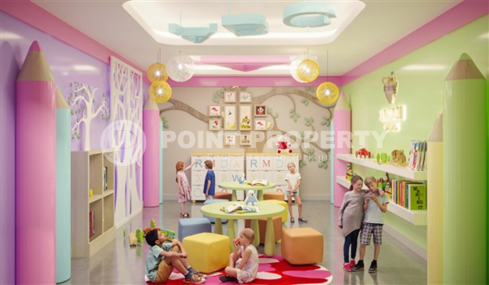 Two-room apartment in a new residence at the stage of completion of construction work, Avsallar-id-4318-photo-9