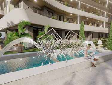 Studio apartment with an area of 50 m2 in a residence under construction consisting of three buildings, Mahmutlar-id-4330-photo-5