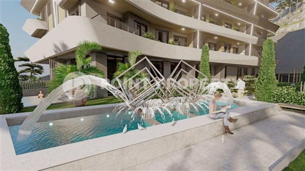 Studio apartment with an area of 50 m2 in a residence under construction consisting of three buildings, Mahmutlar-id-4330-photo-5