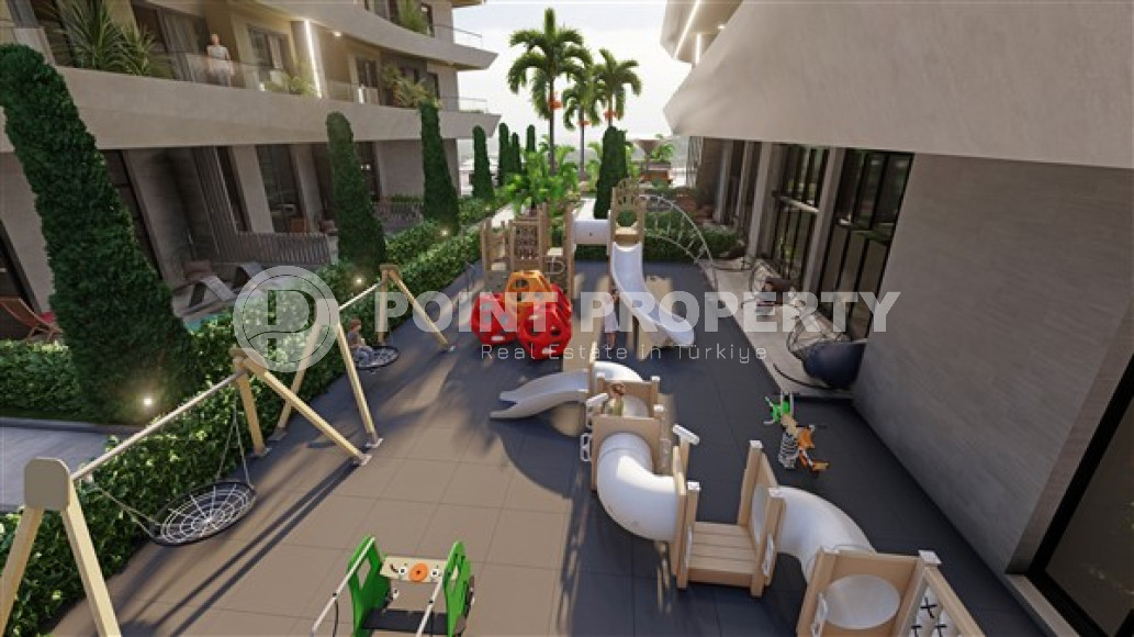 Studio apartment with an area of 50 m2 in a residence under construction consisting of three buildings, Mahmutlar-id-4330-photo-6