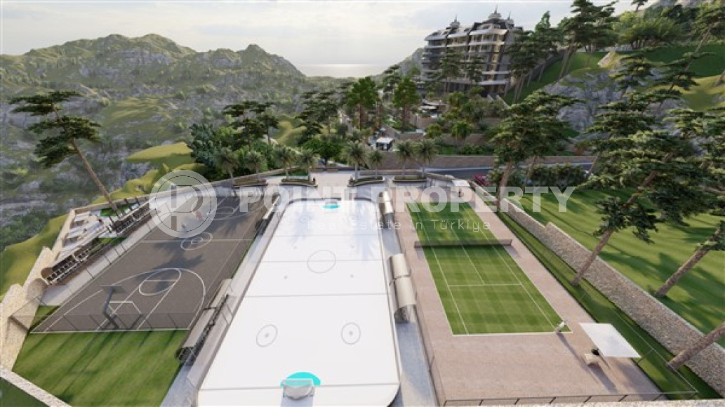 Studio apartment with an area of 50 m2 in a residence under construction consisting of three buildings, Mahmutlar-id-4330-photo-9