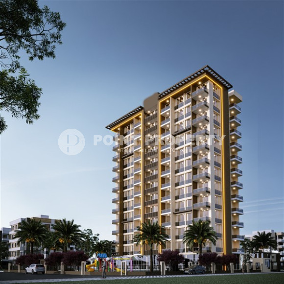 Новый инвестиционный проект в районе Томюк, Мерсин. Двухкомнатные квартиры с площадью 67 м2.-id-4333-фото-2