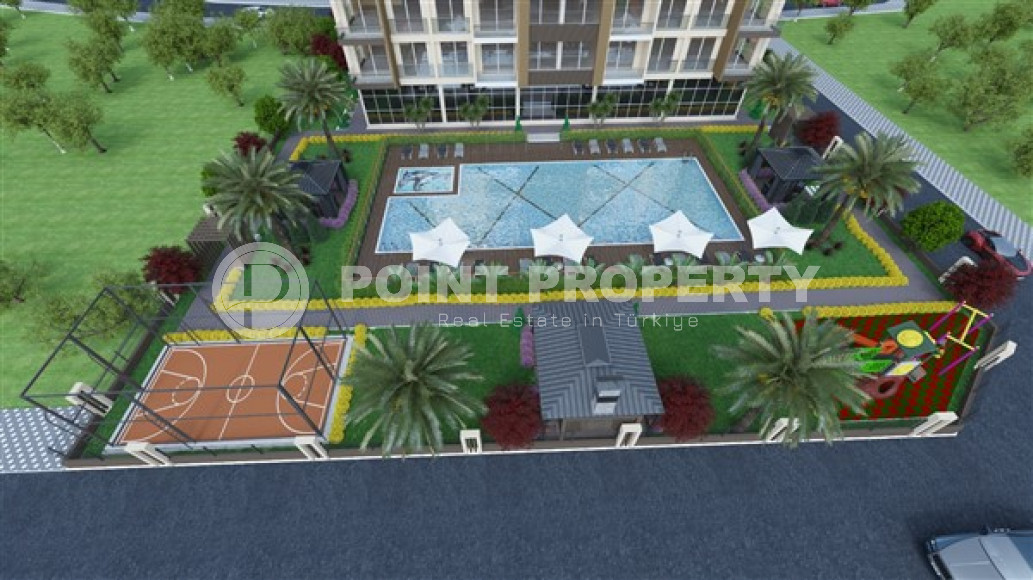 Новый инвестиционный проект в районе Томюк, Мерсин. Двухкомнатные квартиры с площадью 67 м2.-id-4333-фото-3