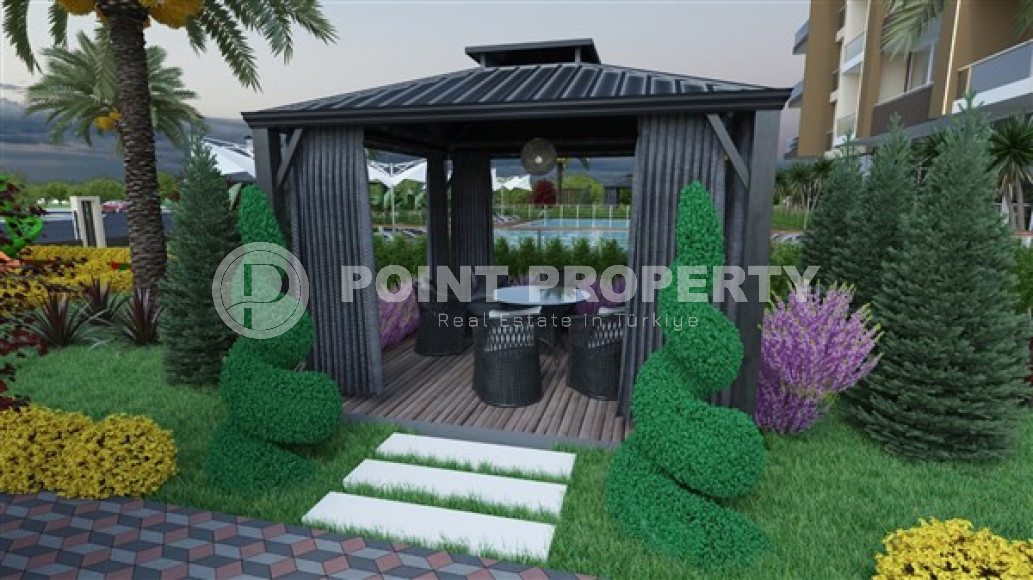 Новый инвестиционный проект в районе Томюк, Мерсин. Двухкомнатные квартиры с площадью 67 м2.-id-4333-фото-5