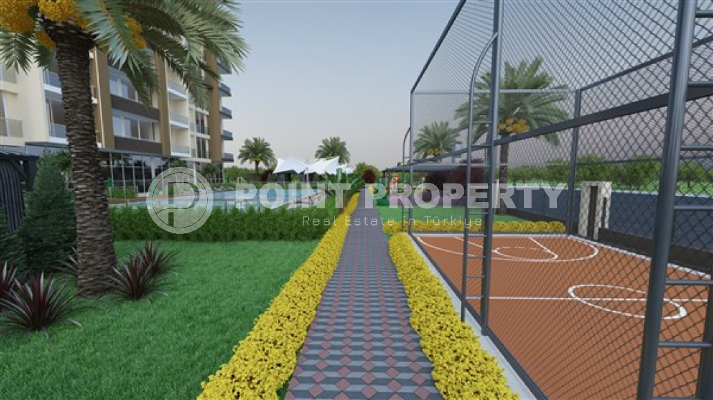 Новый инвестиционный проект в районе Томюк, Мерсин. Двухкомнатные квартиры с площадью 67 м2.-id-4333-фото-7